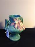 Roseville Clematis Green 6 inch Vase