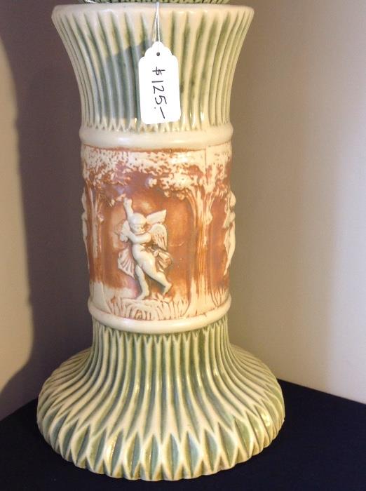 Roseville Pottery Donatello Pattern Pedestal