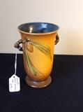 Roseville Brown Pinecone Vase