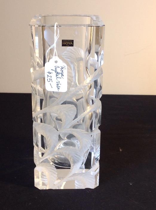Hoya Crystal Vase