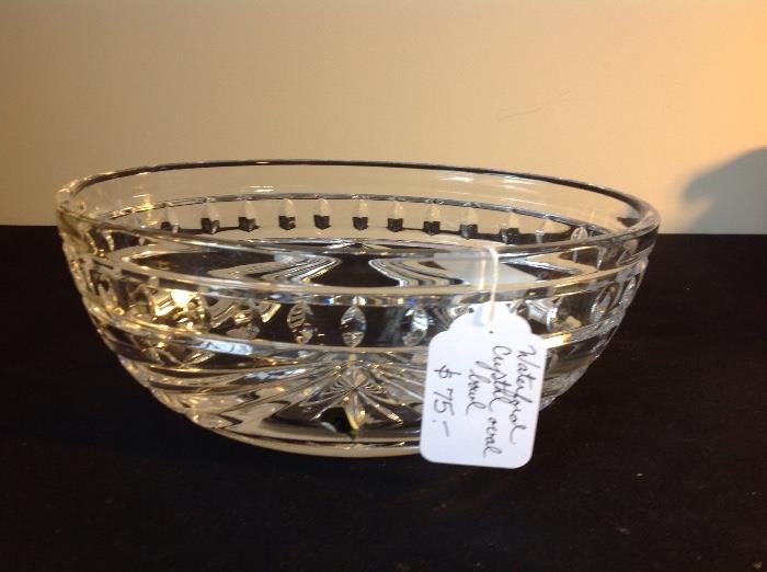 Large Waterford Crystal Oval Bowl