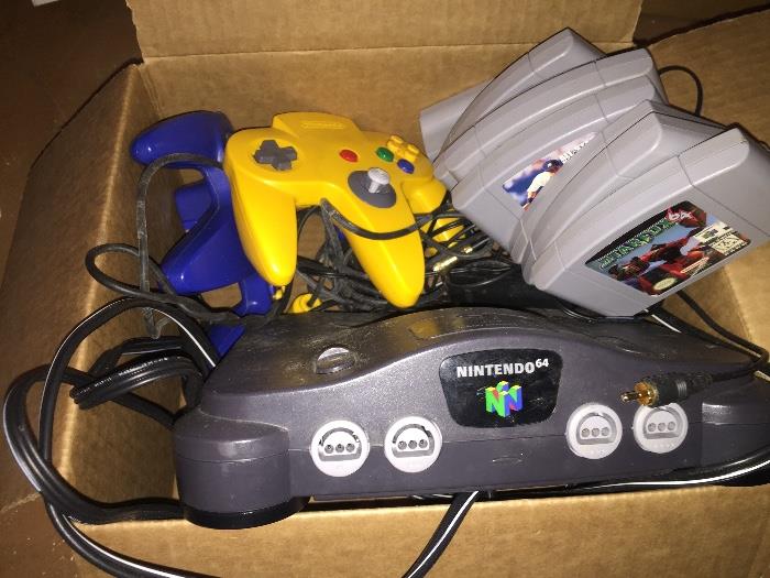 Nintendo 64 and all that goes with it