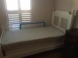cottage twin bed and twin mattresses