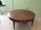 Round vintage cocktail table