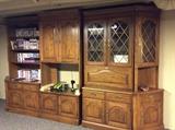 Wood wall unit