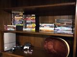 PlayStation games, assorted DVDs 