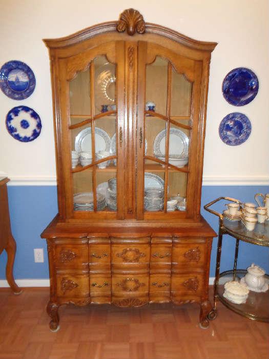 Country French China Cabinet
