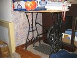 Old sewing machine base
