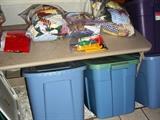 Storage bins, craft items