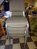 Four Stackable Chairs