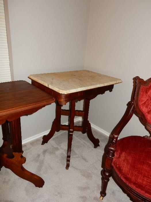 Marble Top East Lake Table
