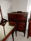 Matching Chest of Drawers Victorian Mahogany