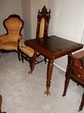 Eagle Claw/Ball Square Table Victorian