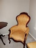 Cut Rose Ladies Side Parlor Chair
