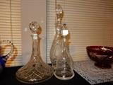 Assorted Lead Crystal Decanters