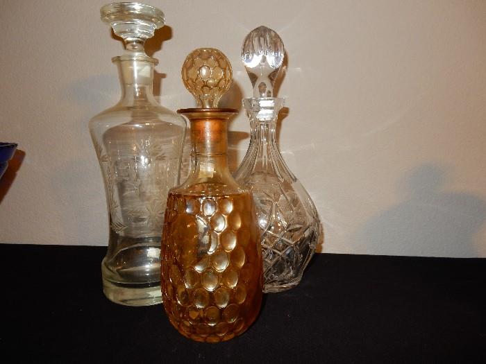 Lead Crystal Decanters