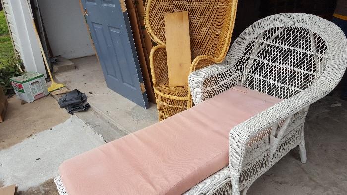 Wicker Lounge Chair 