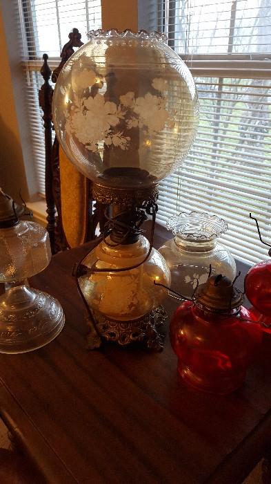 Gone With the Wind Lamp Vintage