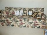 Art Van Couch with Le BonTon prints purchased in Paris.