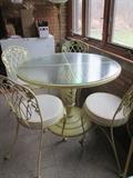 Incredible Lyon Shaw patio table set.  Max discount 50% off