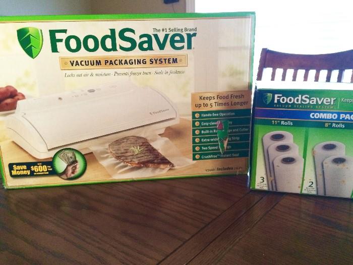 FoodSaver vacuum packer new in box with bags