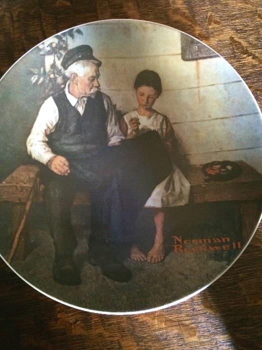 Norman Rockwell collectible plate (there are about 30) with box and certificate