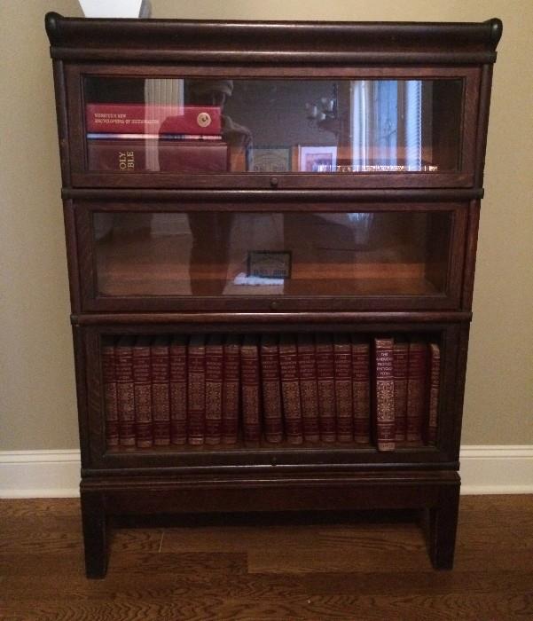 Antique barrister bookcase 