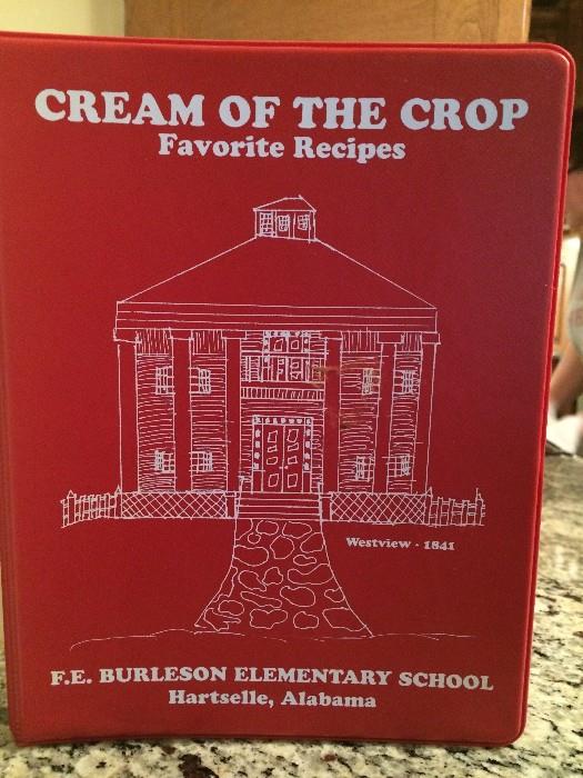 1991 cookbook from Hartselle elementary school