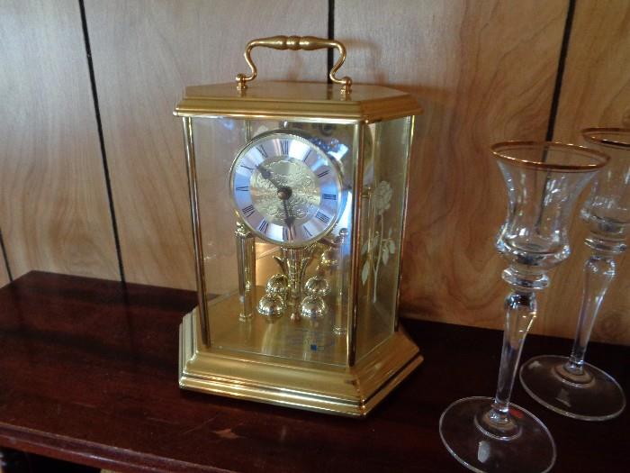 Anniversary Clock with pendulum .
