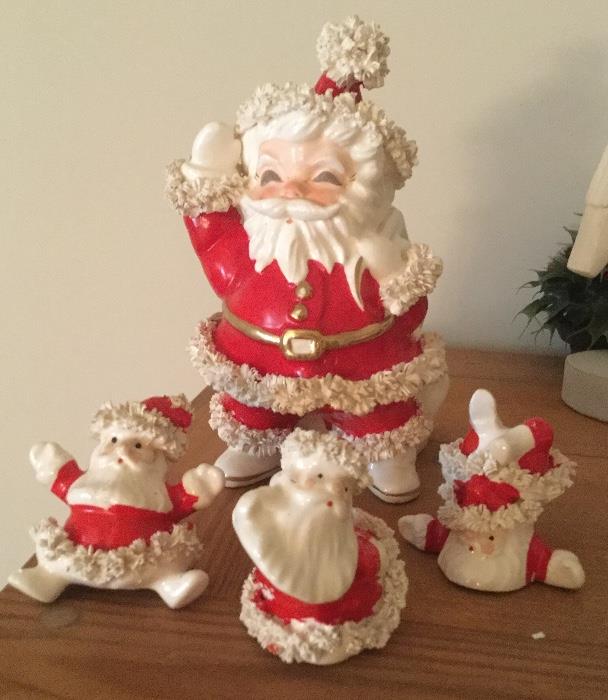 Adorable Decorative Santas! (Lots More Christmas Decor Available)