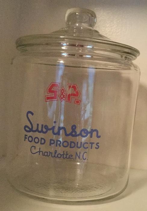 RARE Swinson Food Products Counter Jar