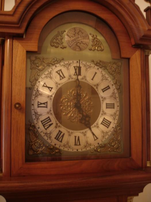 Grandfather clock with German movement