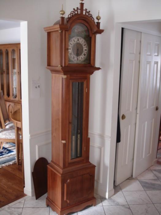 Grandfather clock with German movement