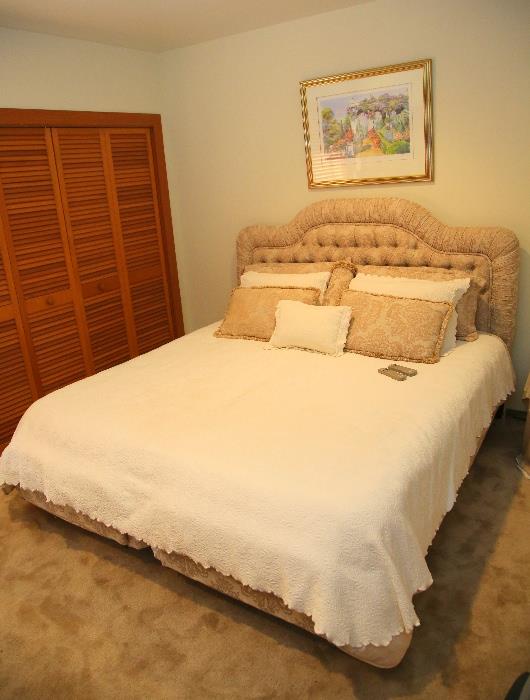King size electric bed (two mattresses) with remote control