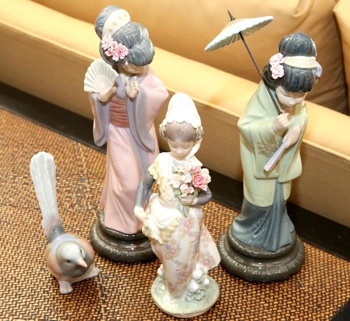The Oriental Lladro figurines are sold.