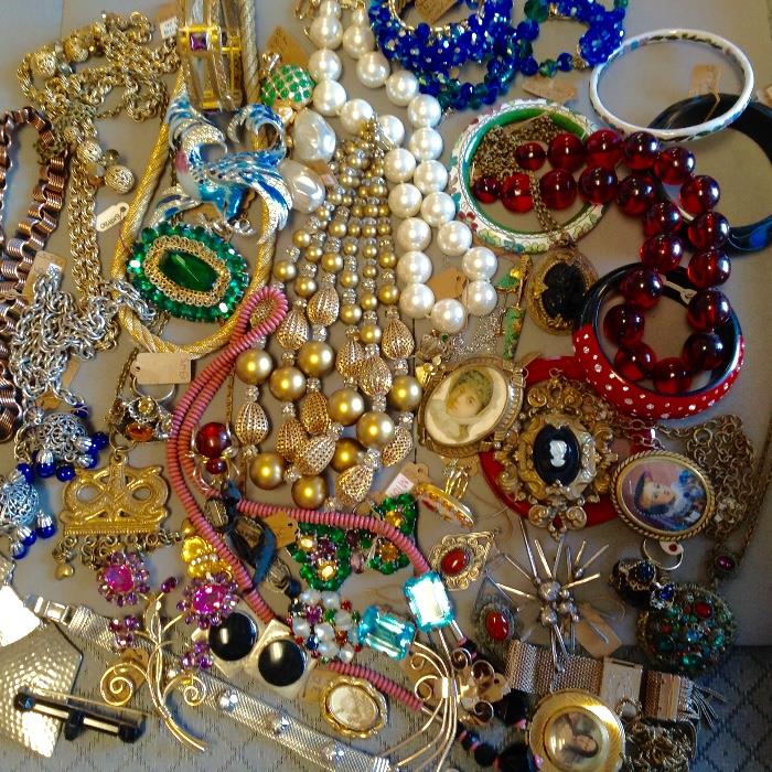 Just a sampling of some vintage jewelry 