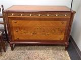 Italian Inlaid Three-Drawer Dresser