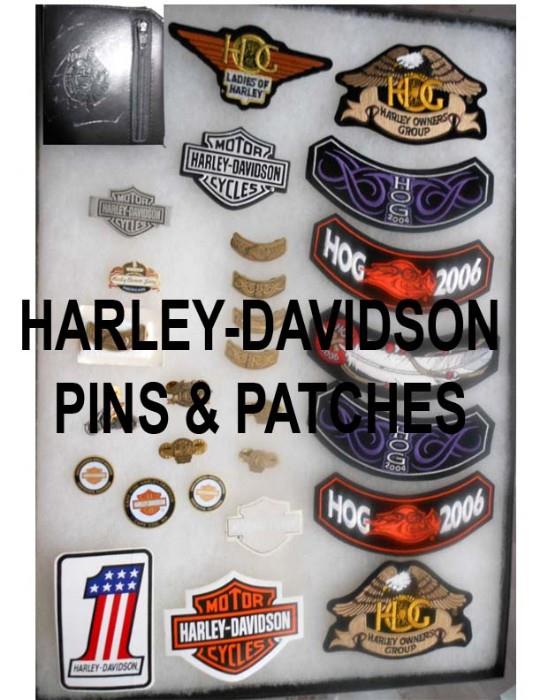 HARLEY-DAVIDSON PINS & PATCHES