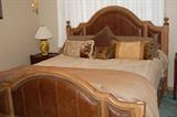 King Size bed including bedframe, memory foam mattress with pillow top. Was $850 for the set, discounted to $450