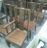 Chinese Carved Table and Chairs