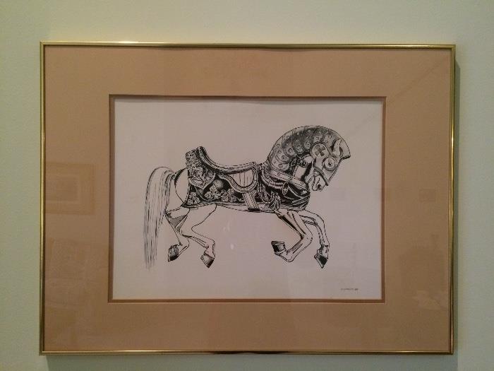 Carousel Horse print