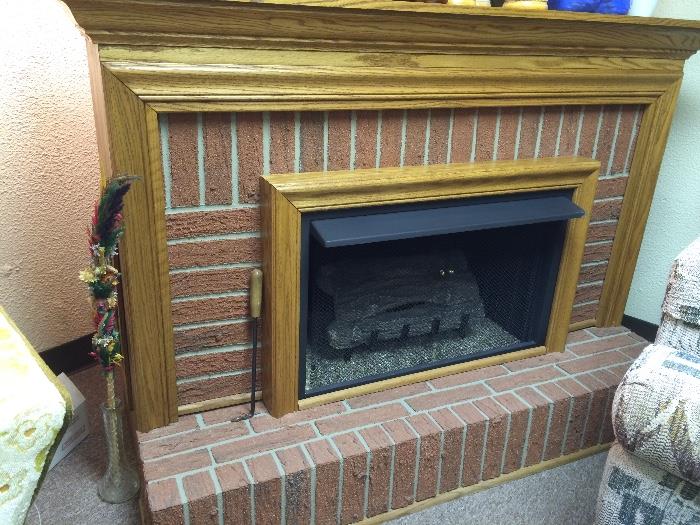 "Real Flame" electric portable fireplace