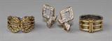 Lot 1004: TWO ILIAS LALAOUNIS SILVER AND 18K GOLD RINGS WITH A PAIR OF ILIAS LALAOUNIS 18K YELLOW GOLD AND DIAMOND EARRINGS http://www.invaluable.com/auction-lot/two-ilias-lalaounis-silver-and-18k-gold-rings-wit-1004-c-b81405395e