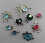 Lot 1027: VINTAGE JELLY BELLY SPIDERS, BEETLES AND TURTLE WITH RHINESTONE SPIDER AND A PAIR OF RHINESTONE LADYBUGS http://www.invaluable.com/auction-lot/vintage-jelly-belly-spiders,-beetles-and-turtle-w-1027-c-e474d99a02