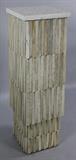 Lot 1057: CONTEMPORARY STONE TILED PEDESTAL http://www.invaluable.com/auction-lot/contemporary-stone-tiled-pedestal-1057-c-8884b06b31