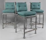 Lot 1062: THREE CUSTOM PLATT COLLECTION SWIVEL BAR STOOLS WITH REMOVABLE CUSHIONS http://www.invaluable.com/auction-lot/three-custom-platt-collection-swivel-bar-stools-w-1062-c-60e4b7c87f