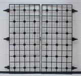 Lot 1072: PAIR OF MONUMENTAL WROUGHT IRON GARDEN GATES http://www.invaluable.com/auction-lot/pair-of-monumental-wrought-iron-garden-gates-1072-c-aff4e92b2a