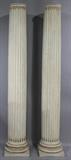 Lot 1081: PAIR OF TALL FLUTED COMPOSITE PILLAR COLUMNS, EN SUITE http://www.invaluable.com/auction-lot/pair-of-tall-fluted-composite-pillar-columns,-en-1081-c-2664aba83e
