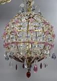 Lot 1359: LARGE POSSIBLY BARRY DIXON VENETIAN STYLE GLOBE CHANDELIER http://www.invaluable.com/auction-lot/large-possibly-barry-dixon-venetian-style-globe-c-1359-c-fd84f68b43