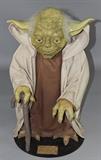 Lot 1399: LIFE SIZE REPLICA FIGURE OF STAR WARS' FIGURE 'YODA ' FROM THE PHANTOM MENACE http://www.invaluable.com/auction-lot/life-size-replica-figure-of-star-wars-figure-yo-1399-c-e53482fa03